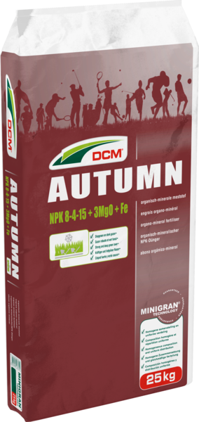 Afbeelding van DCM gazonvoeding najaar - Autumn - 25 kg (NPK 8-4-15 (Mgo3)