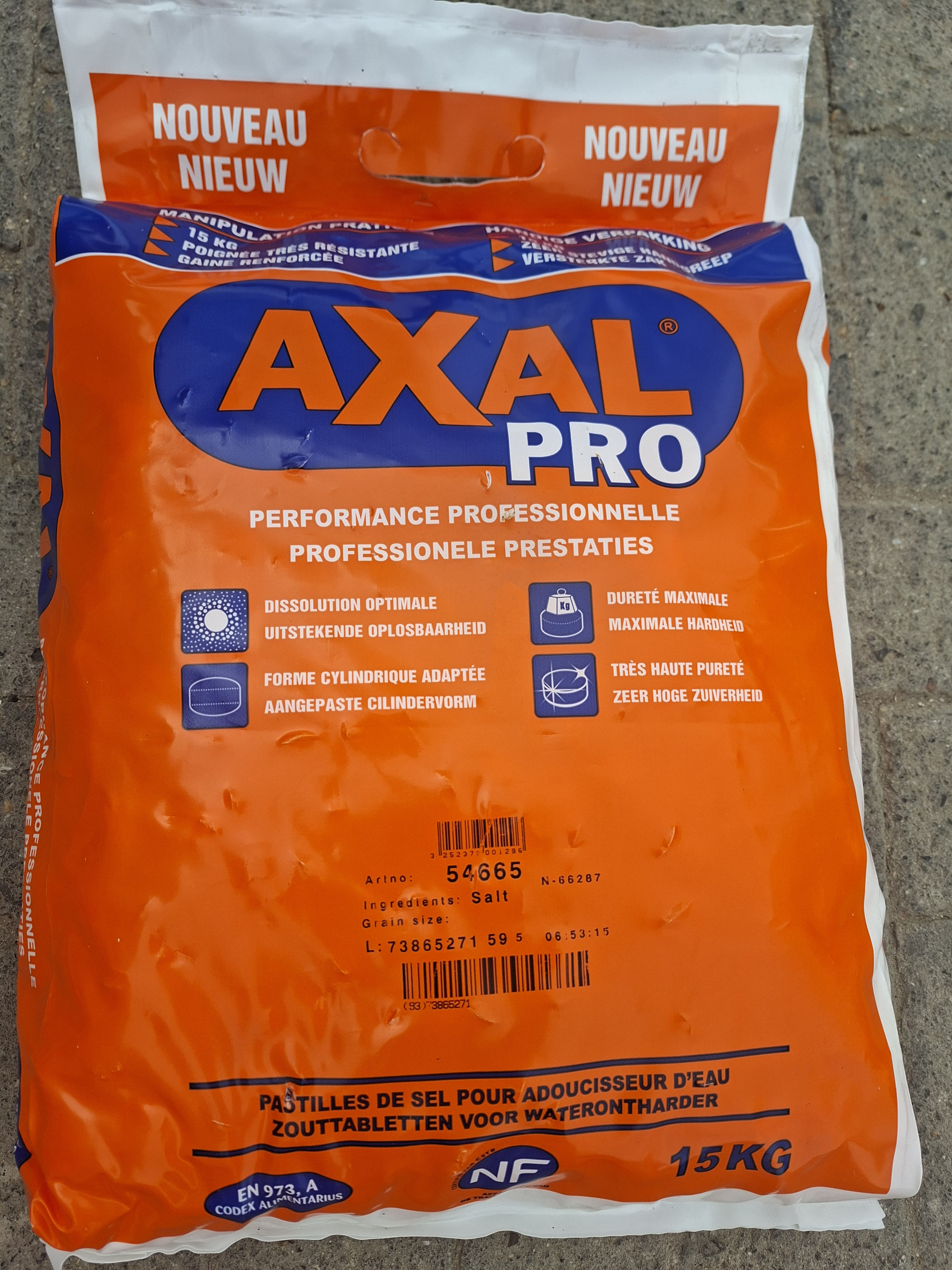 Afbeelding van Zouttabletten axal (15 kg)